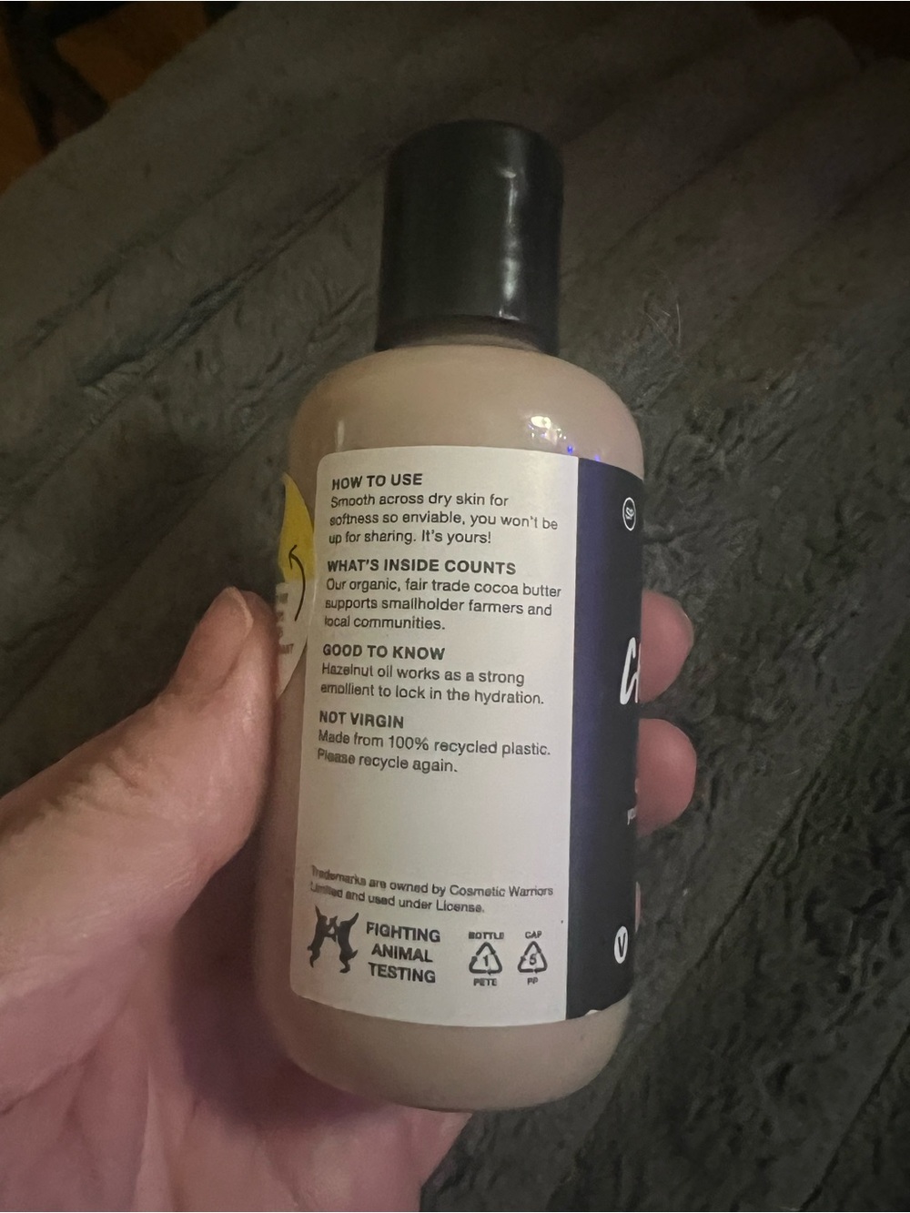 LUSH POSH CHOCOLATE BODY LOTION 3.3 oz DISCONTINUED SEALED - Picture 3 of 4